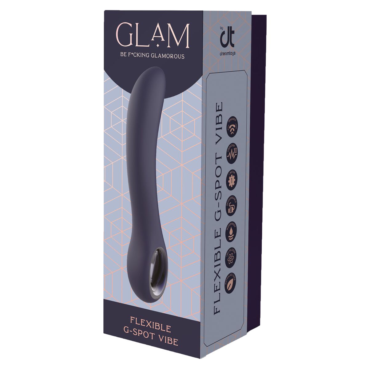 Vibrator G-točke Dream Toys Glam Modra